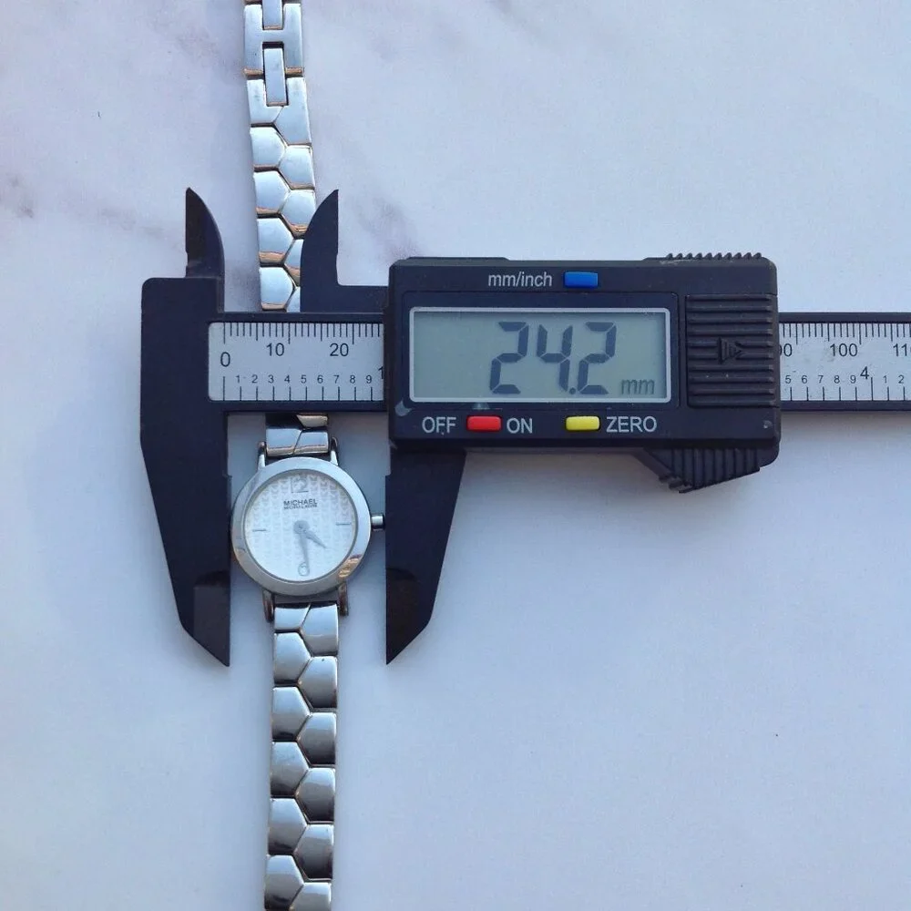 Michael Kors Watch Branded Face Silver Bracelet for Ladies
